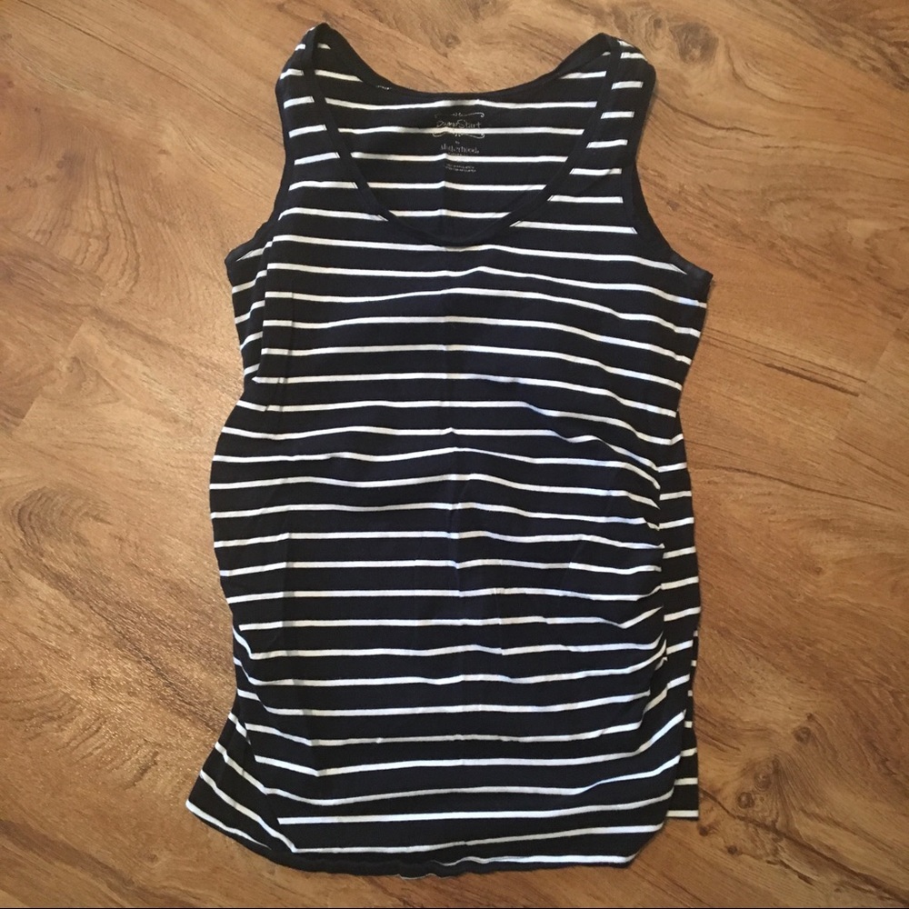 Maternity Striped Tank Size M